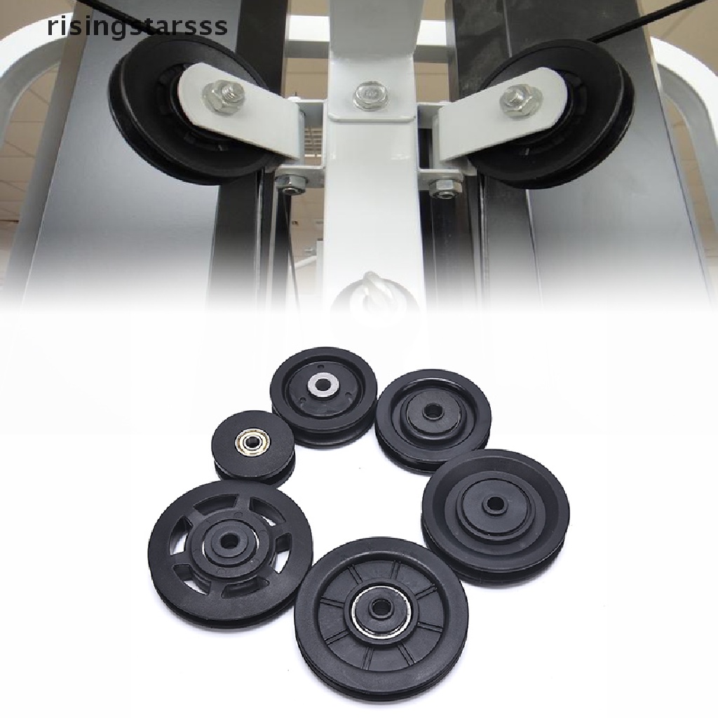 Rsid Span-new 1Pcs Gym Bearing Pulley Wearproof Nylon Universal Bearing Pulley Roda Kabel Jelly