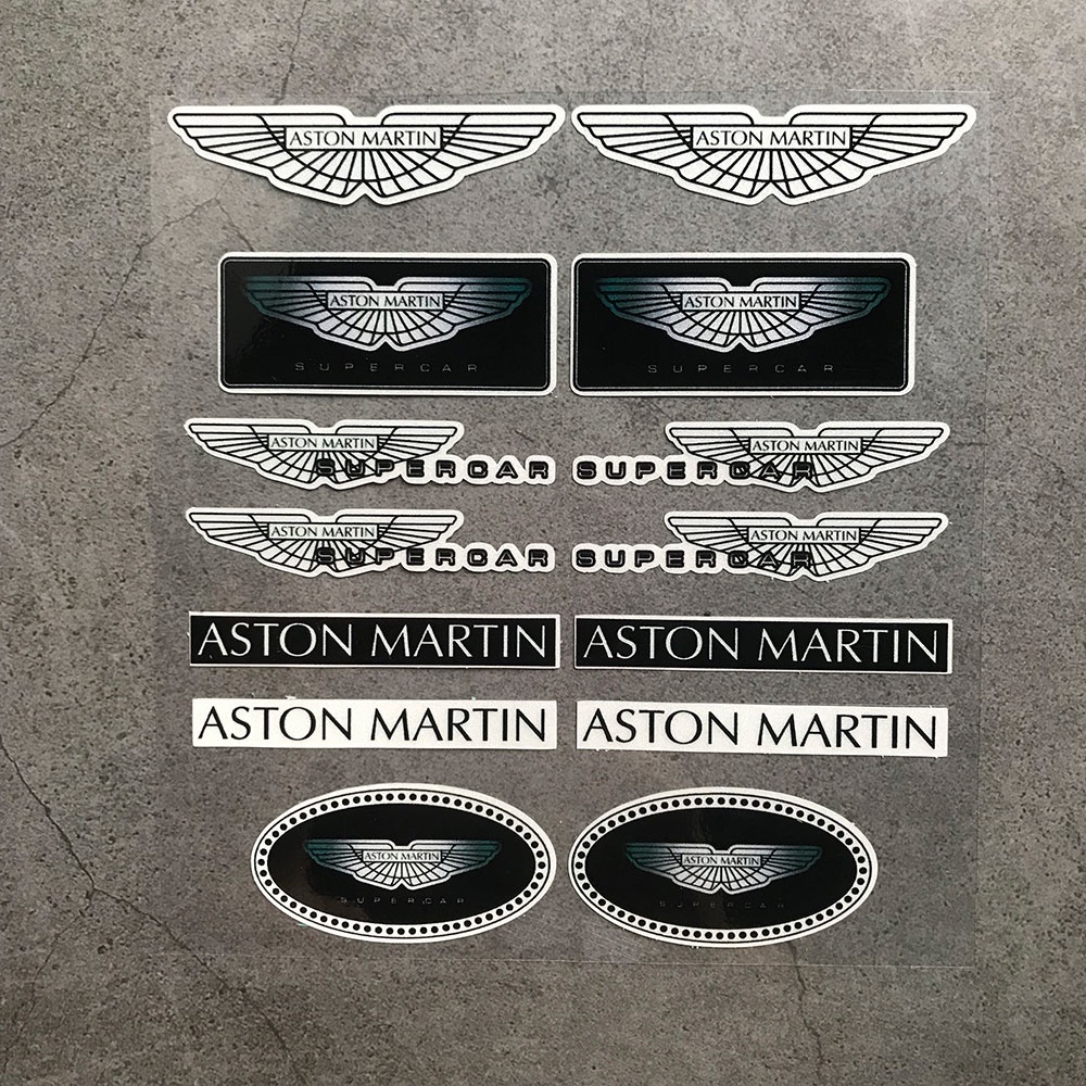 Aston Martin Stiker Interior Mobil Logo Stir Mobil Spion Anti Air Decals Scratch Coverage