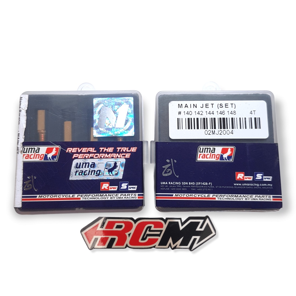 02MJ2004 SPUYER MJ MAINJET MAIN JET KIT 1 SET PWK 140 142 144 146 148 4T PRESISI DI SETIAP UKURAN KOMPETIBEL UNTUK SMUA KARBU JENIS PWK ORI ORIGINAL UMA RACING ASLI