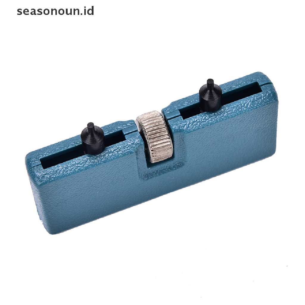 Seasonoun 1x Alat Perbaikan Jam Tangan Adjustable Back Case Opener Cover Remover Sekrup Watchmaker.