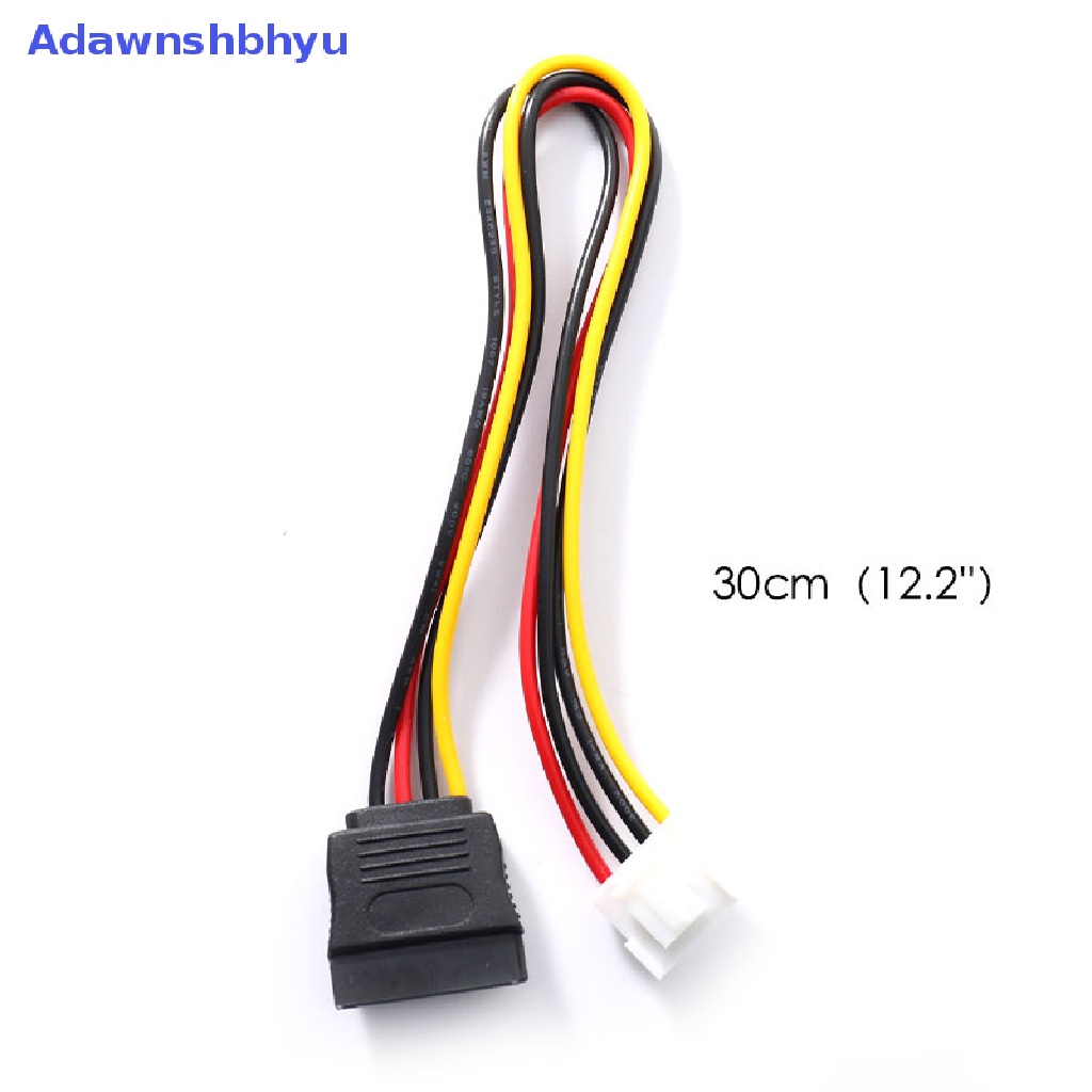 Adhyu SATA 15pin Female To 4pin Female FDD Floppy Adapter Hardisk Kabel Power ID