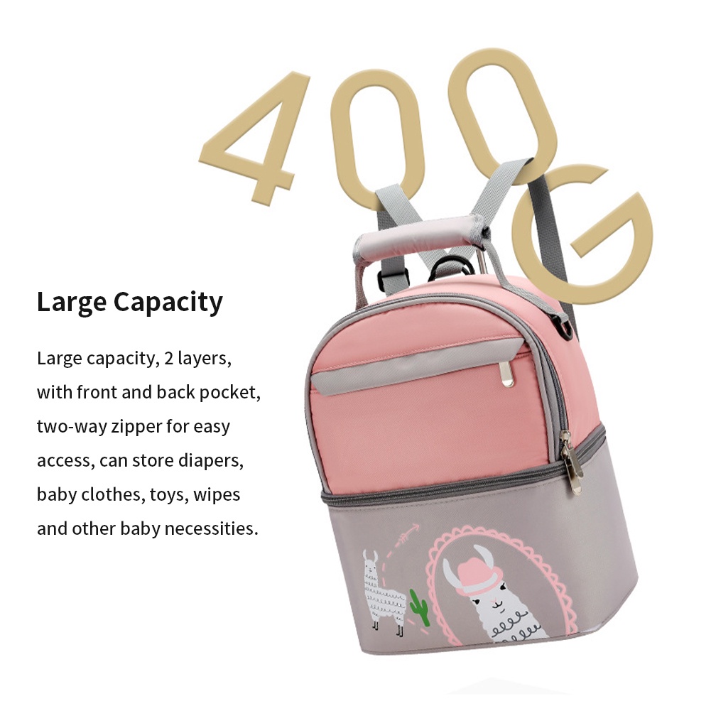 Cooler Bag Tas  ASI Tas Bayi Waterproof  Multi-Function Diaper Bag Tas Bayi