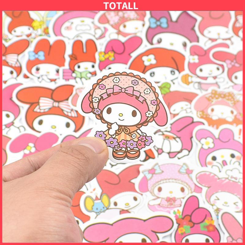 COD 60pcs Stiker Koromi，Waterproof Kartun，Sanrio MELODY -Totall