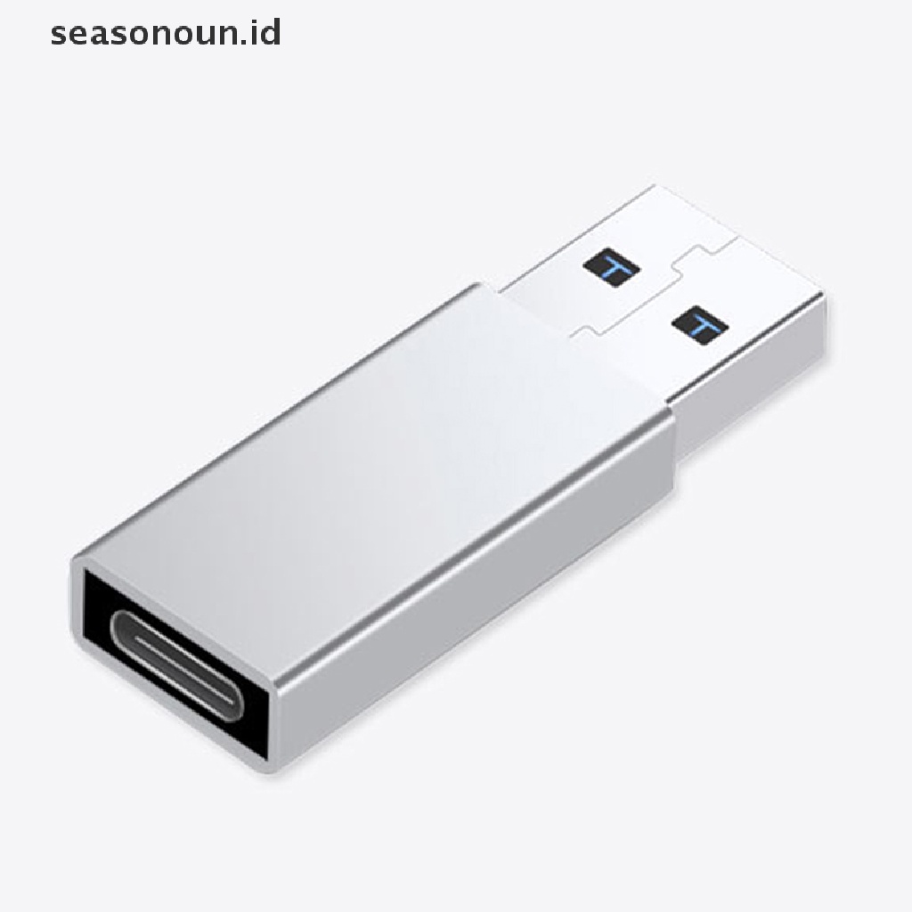 Seasonoun USB 3.0 Male to Type-C Female Converter USB-C Adaptor Kabel OTG.