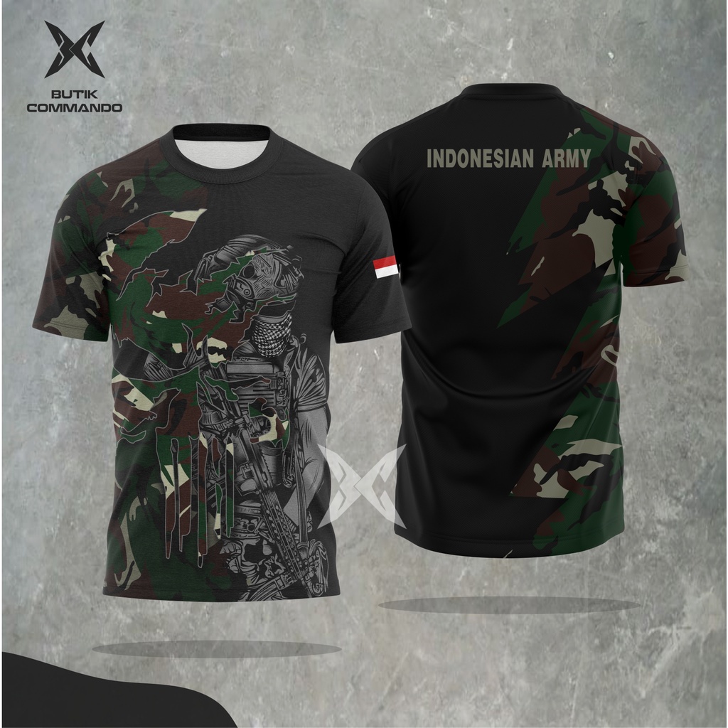 Kaos TNI ARMY | Jersey Fullprint TNI AD Terbaru