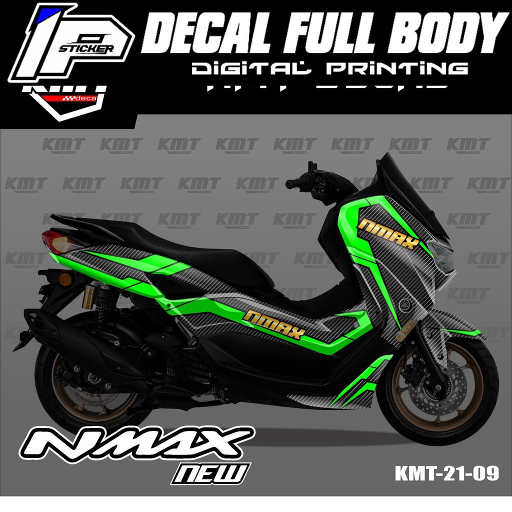Decal Nmax Dekal Sticker Stiker Fullbody Nmax New Desain Full kmt-09