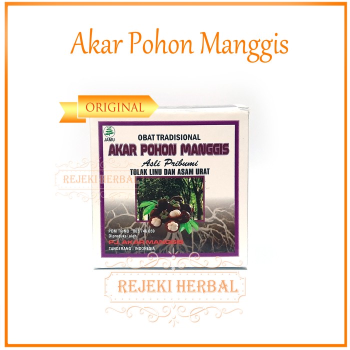 

Kapsul Akar Pohon Manggis / Akar Manggis ORIGINAL sb herbal ASLI