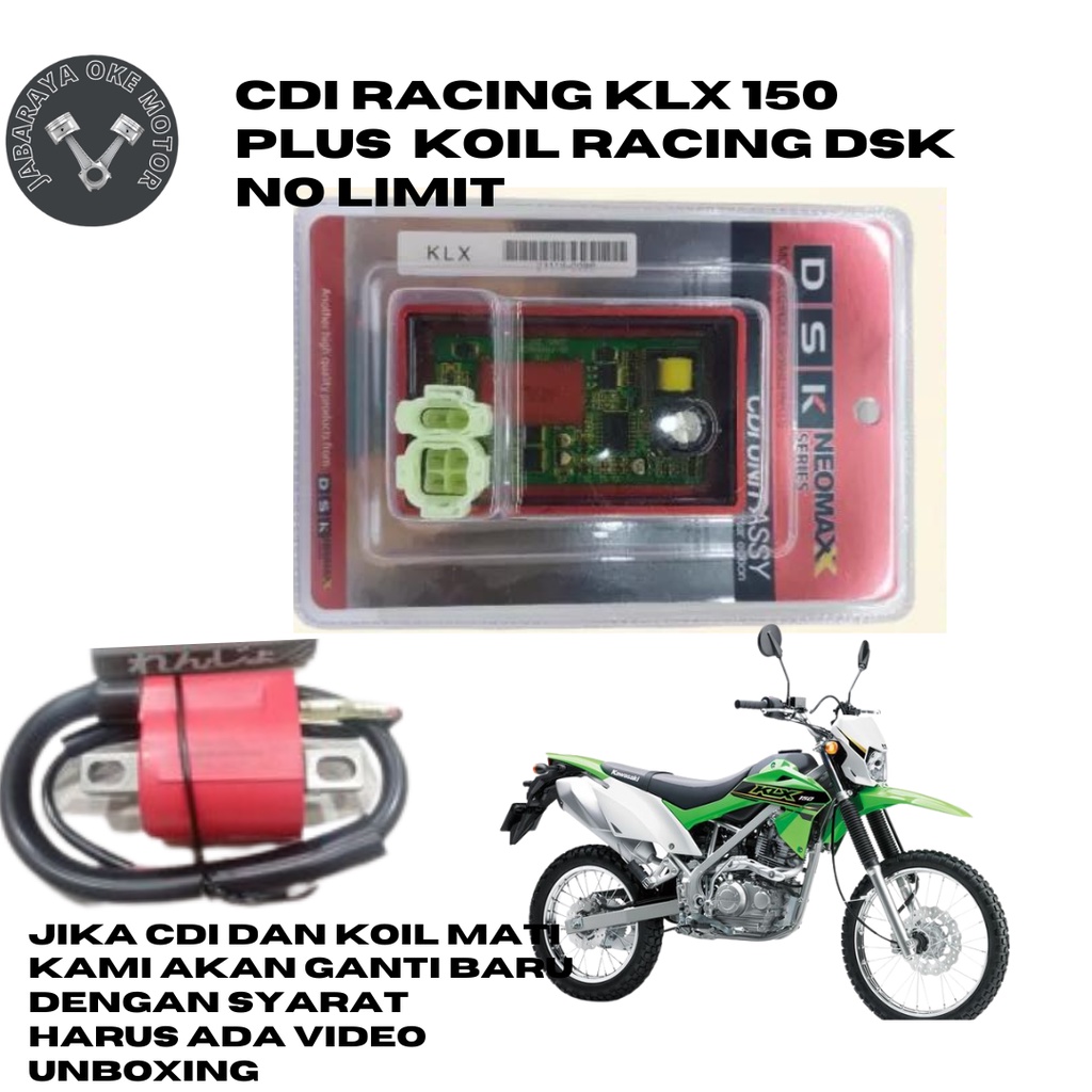 CDI RACING KLX 150 PLUS KOIL RACING UNLIMITED BEST RACING DSK PRODUK