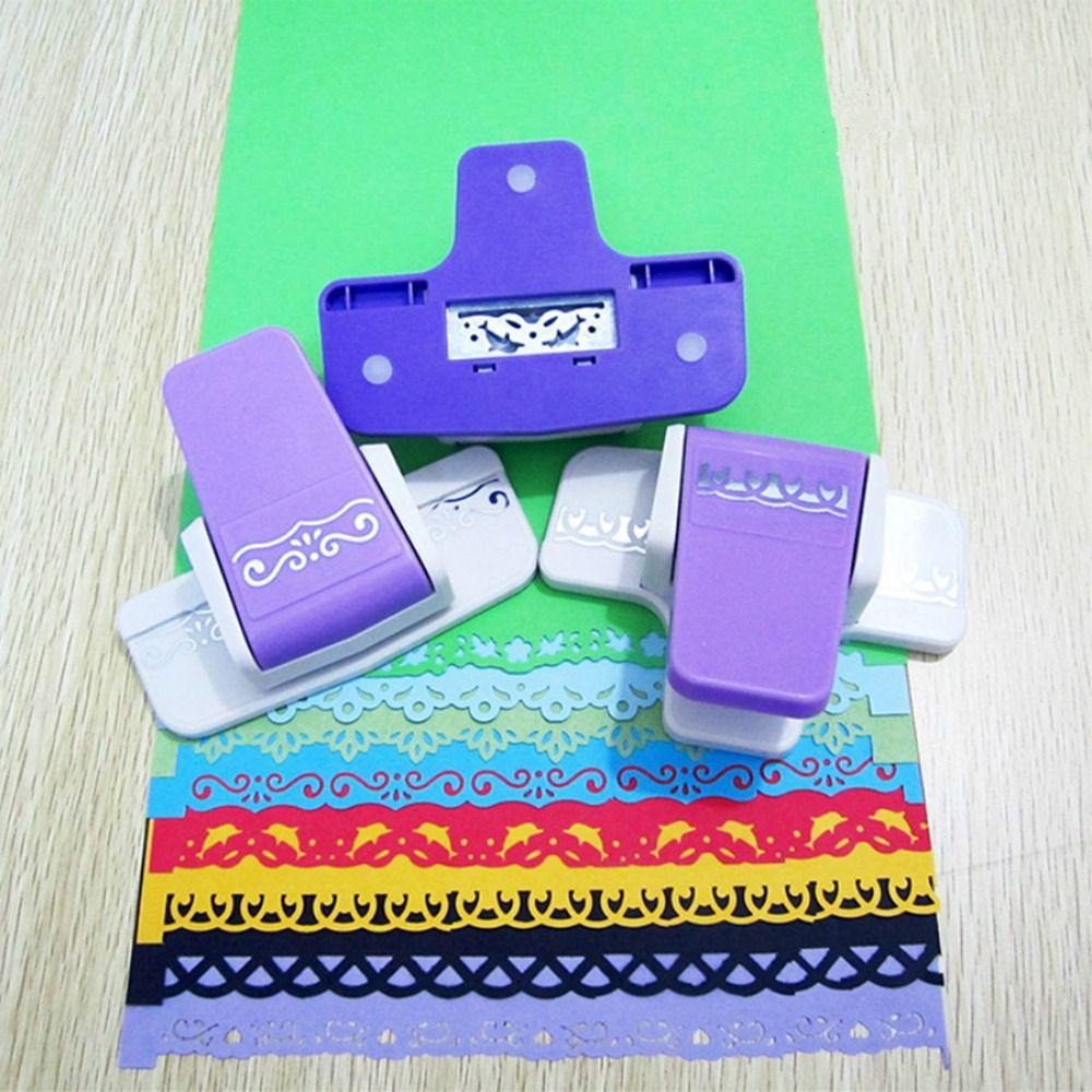 TOP Fancy Border Punch New Paper Cutter Handmade Hadiah Dekoratif Border S Desain Bunga