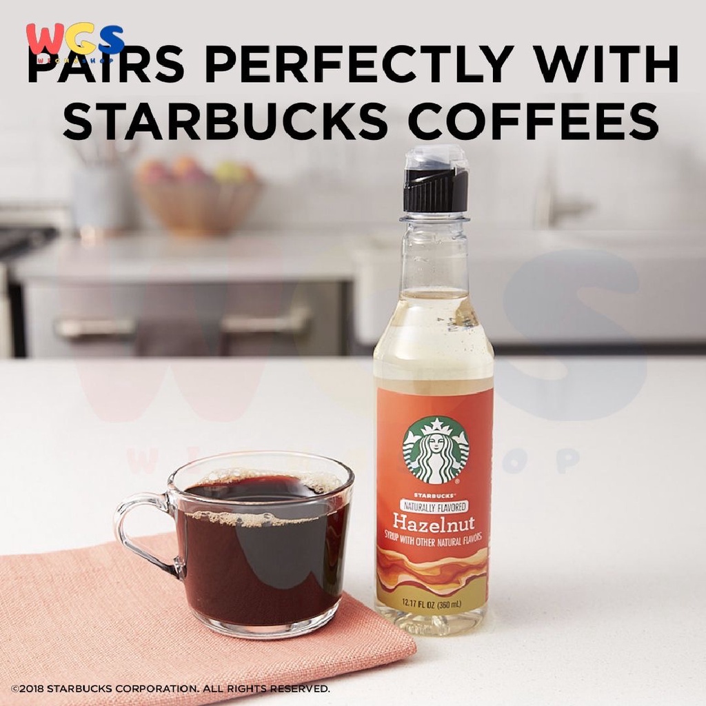 Starbucks Hazelnut Syrup With Other Naturally Flavored 360ml