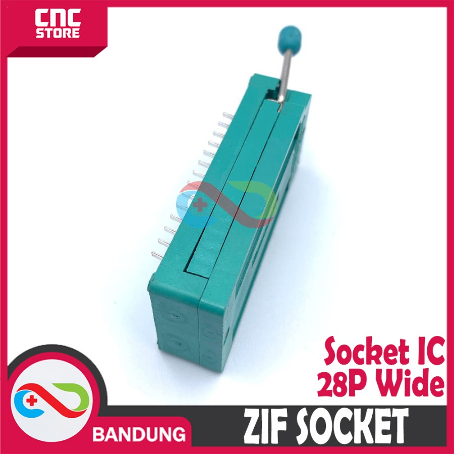 ZIF SOCKET SOKET DIP-28 DIP 28P 28 PIN WIDE IC UNIVERSAL