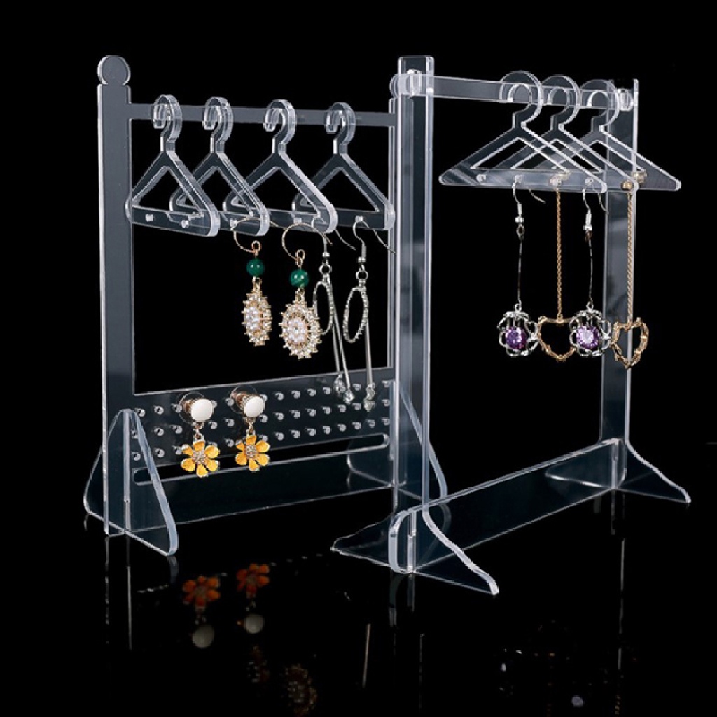 Power Acrylic Creative Jewelry Rack Hanger Rak Anting Kalung Anting Rak Perhiasan ID