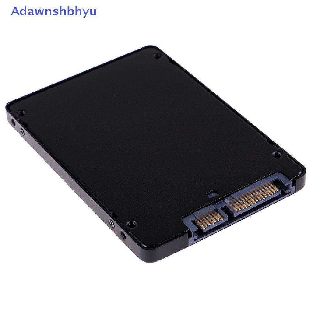 Adhyu Metal mSATA SSD Ke 2.5&quot; SATA Enclosure Converter Adapter Card SSD Case Alat ID