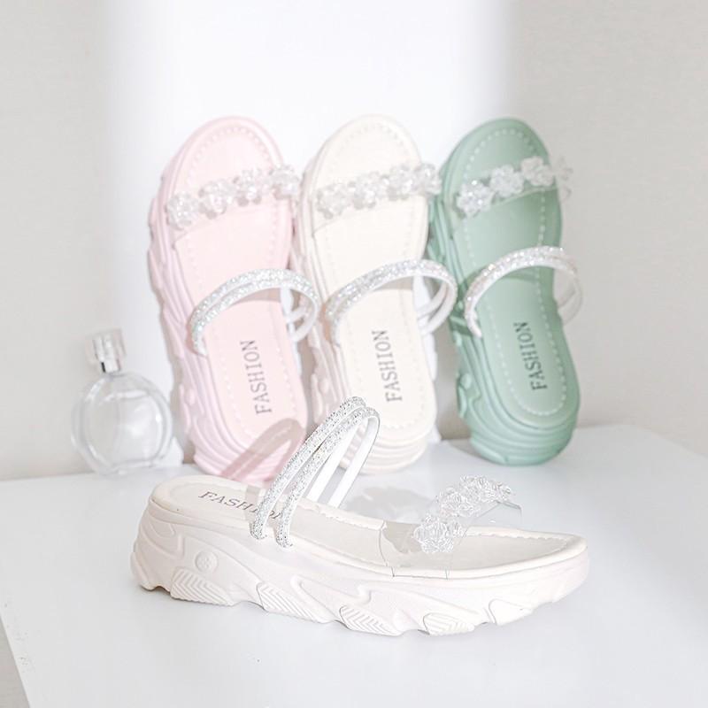 [DF FOOTWEAR] DF 655 Sandal Wedges Wanita Import Premium Quality Korea Style