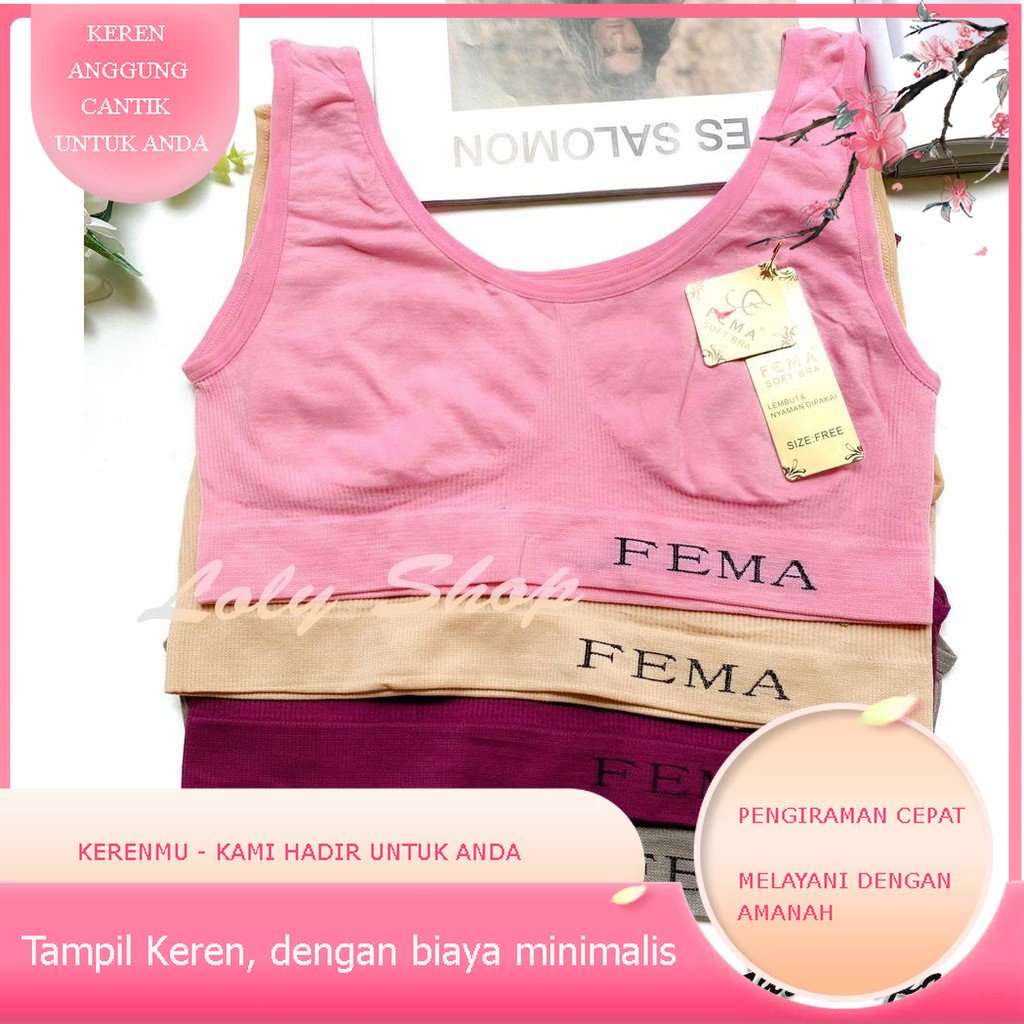 Miniset Bra Kerenmu Rajut Wanita Dewasa Tebal / Bra Remaja Tanpa Busa Premium Quality