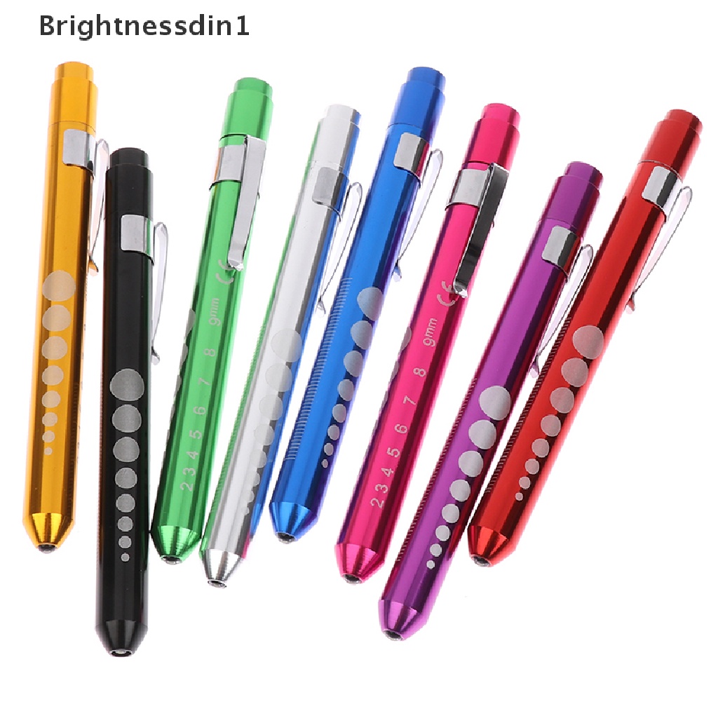 [Brightnessdin1] Senter LED Lampu Kerja First Aid Pen Light Torch Lamp Pupil Gauge Measurement Boutique