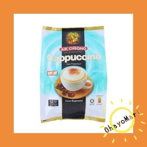 

[Ready Stock]bisa COD Aik Cheong Cappuccino / white coffee instant/ 4in1 coffee 300grm