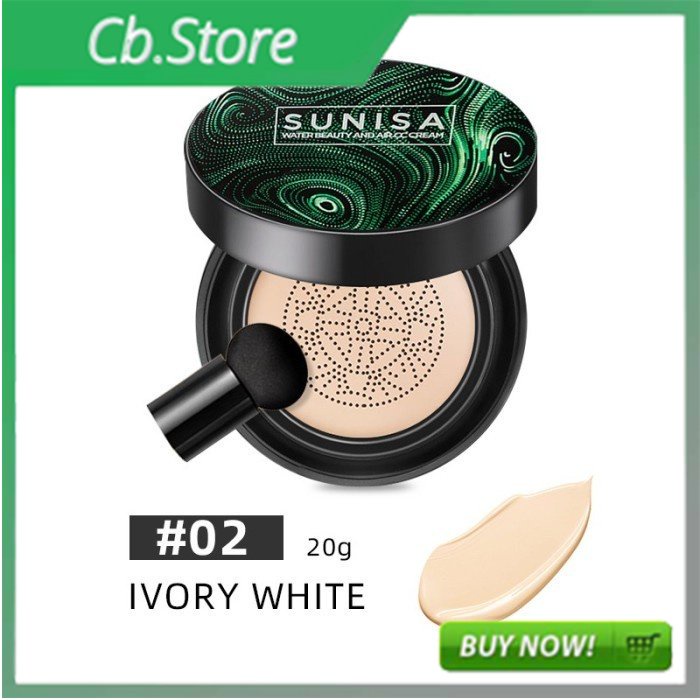 BA BIOAQUA Sunisa Air Cushion BB Cream CC Cushion 20g 2# Ivory White Best Seller