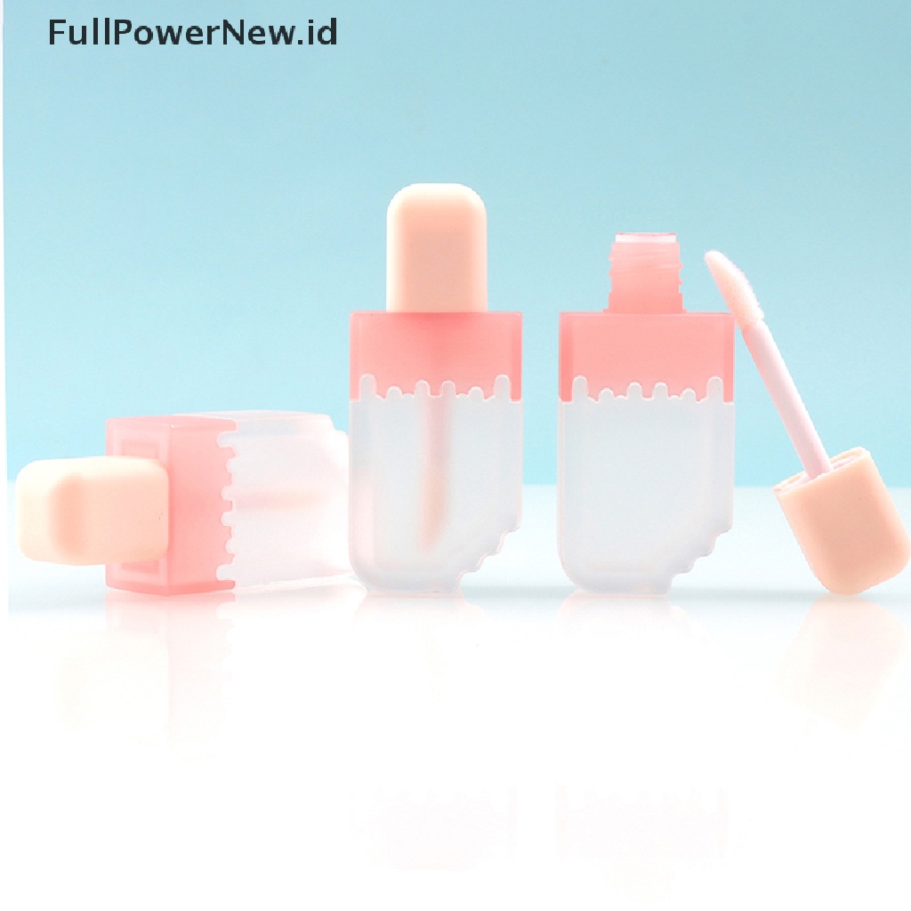 POWER 5ml Empty Lip Gloss Tube Ice Cream Refillable Lip Balm Bottle DIY Container ID