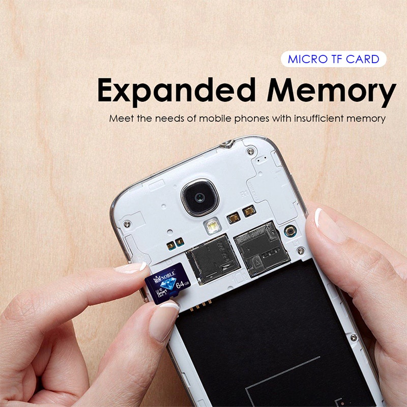 Diamond Memory Card 64GB Micro TF SD Card 64GB Kelas 10kartu U1 Micro SD Card - Pengiriman 24jam