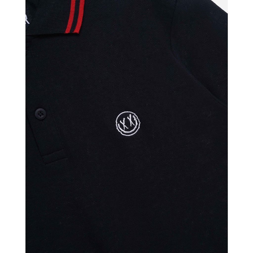 KAOS POLO FRIDAY KILLER | DIPPY POLO BLACK RED