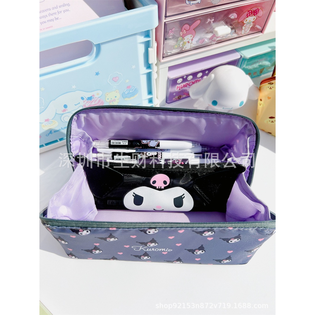 (YUMIOLSHOP21)TEMPAT PENSIL SANRIO 2023 KOTAK PENSIL SANRIO PERSEGI PANJANG TERBARU CINNAMOROL KUROMI