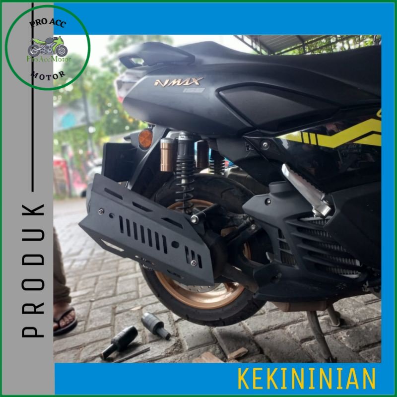 Cover Tutup Knalpot New Nmax 2020 2021 2022 2023 Model Robot Besi Kuat Awet pro acc motor