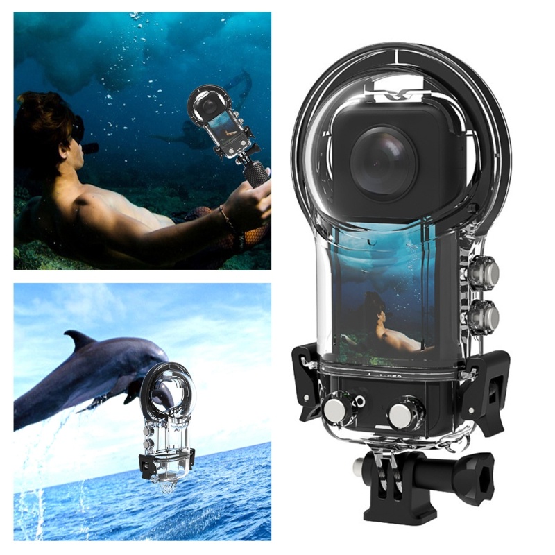 Zzz 40M Camera Housing Case Waterproof Case Pelindung Penutup Lensa Untuk Kamera 360x3