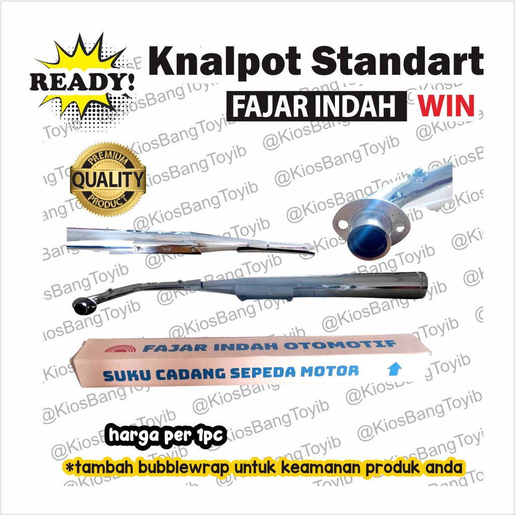 Knalpot Standar Standart Honda WIN (Fajar Indah)