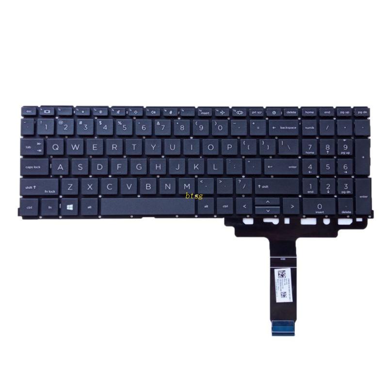 Btsg Original Layout US Keyboard Inggris Tanpa Backlit No Frame Untuk HP ProBook 450g8 455 G8 455R G8 650 G8 Laptop, B