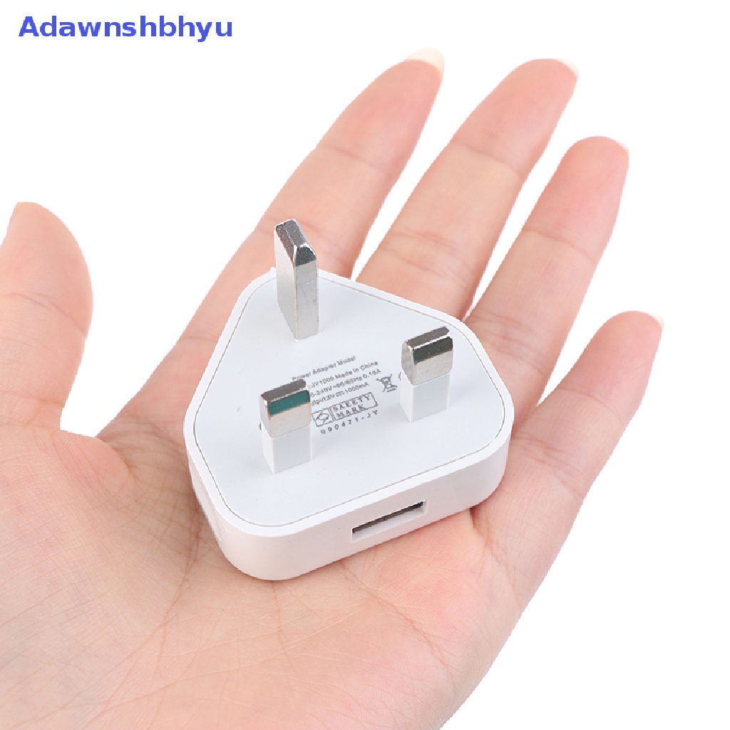 Adhyu Speedy Fast 1 Port USB Charger 3 Pin UK Mains Wall Plug Adapter ORIGINAL ID