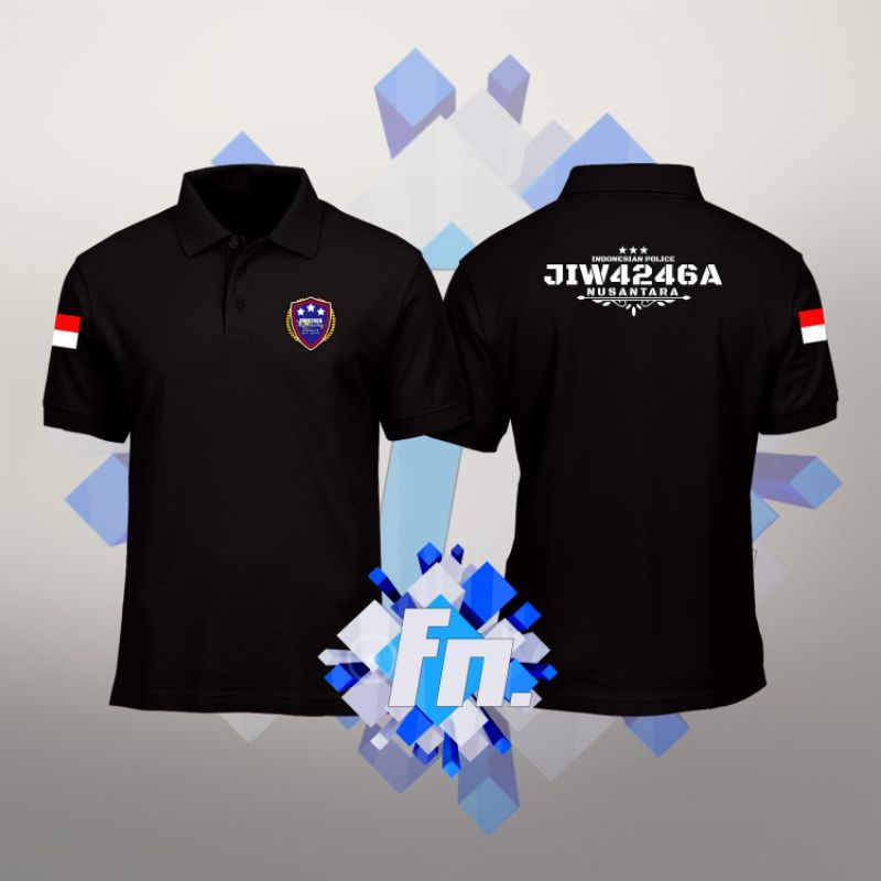 KAOS POLO SHIRT PENDEK JIWARAGA NUSANTARA JIW4246A INDONESIAN POLICE -JRG