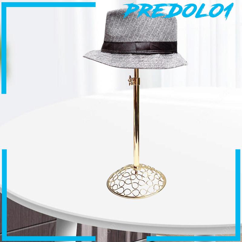 [Predolo1] Tabletop Cap Display Stand Baseball Rumah Salon Adjustable Hat Holder