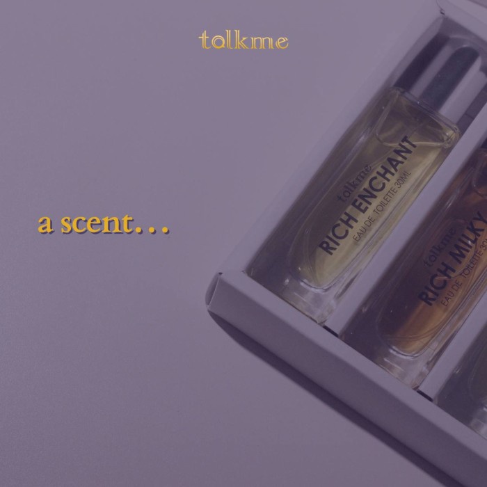 (READY STOCK) (BOTOL BULAT) TALKME parfume RICH SERIES 1SET ISI 6PCS @30ML EDT tahan parfum badan