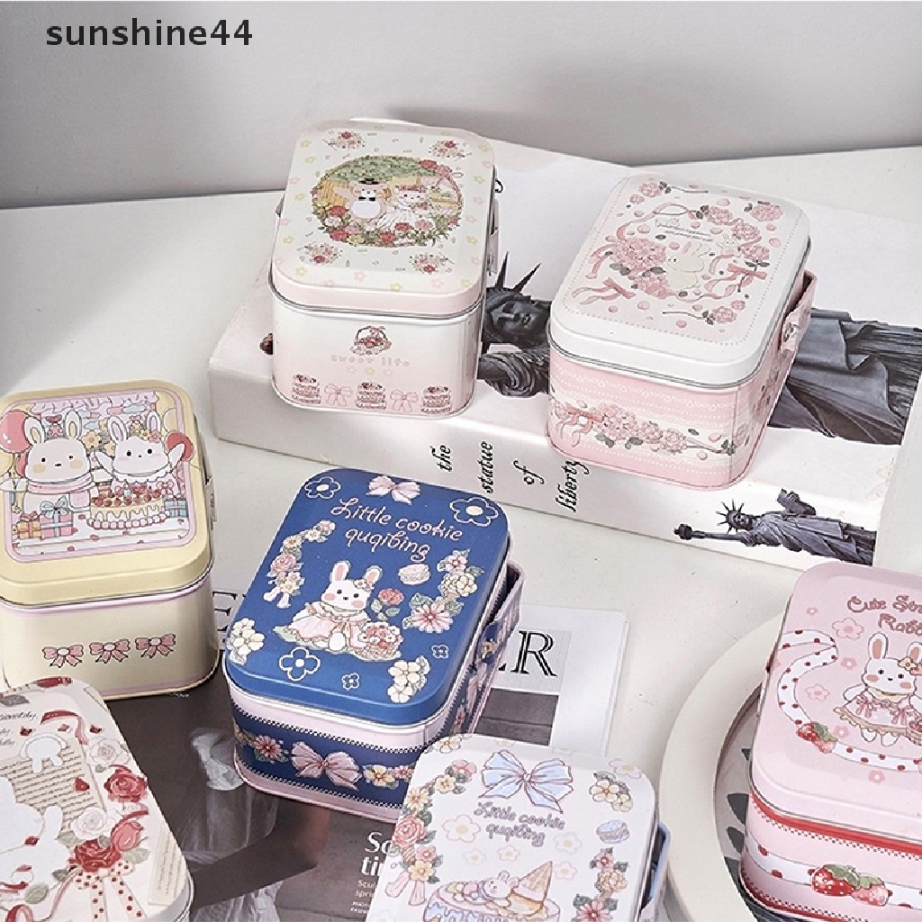 Sunshine 1Pc Vintage Koper Kecil Penyimpanan Tin Metal Candy Box Gift Box Cookie Kotak Hadiah ID