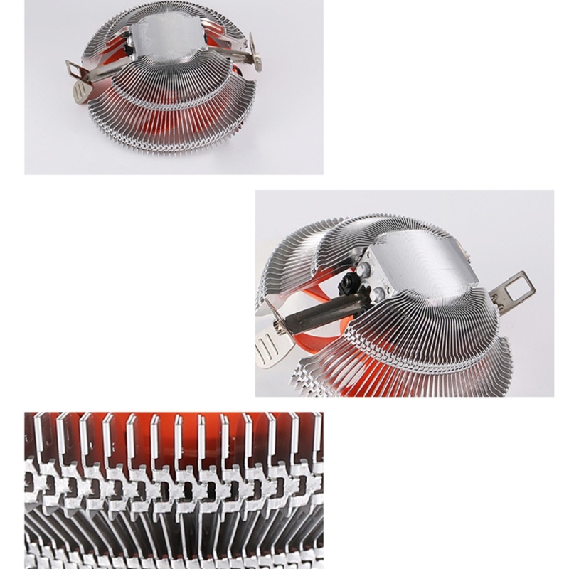 Bt LED CPU Heatsink 2200RPM Cooling Radiator Untuk LGA775 AMD1200 1151 i3 1156 1150