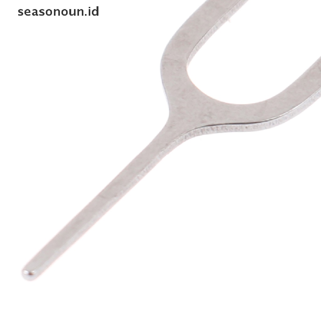 Seasonoun 1PCS Universal Pin Kartu Anti Hilang Sim Card Remover Tray Eject Tool Dengan Penutup.