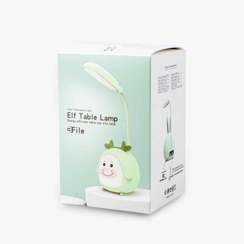 (BISA COD) FTIHSHP YW Lampu Meja Hias LED Desk Lamp Antelope Deer 3 Mode Cool White - YW2021B