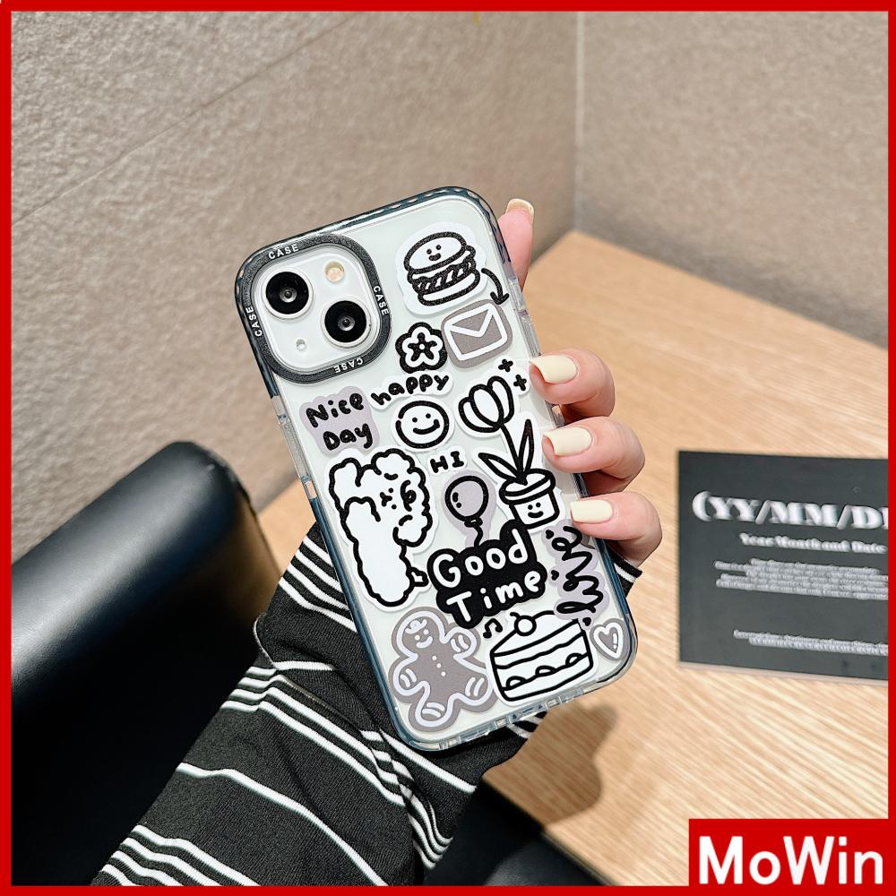 For iPhone 14 Pro Max iPhone Case Soft Case Clear Case Thick Shockproof Camera Protection Border Graffiti Style Compatible with iPhone 13 Pro Max 12 Pro Max 11 Pro Max XR XS 7Plus