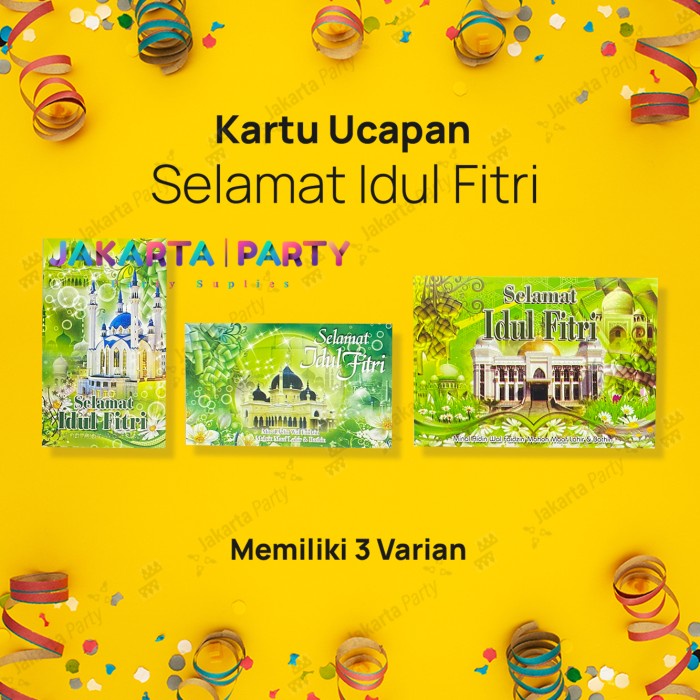 Kartu Ucapan Lebaran / Kartu Ucapan Parcel/ Kartu Ucapan Eid Mubarak