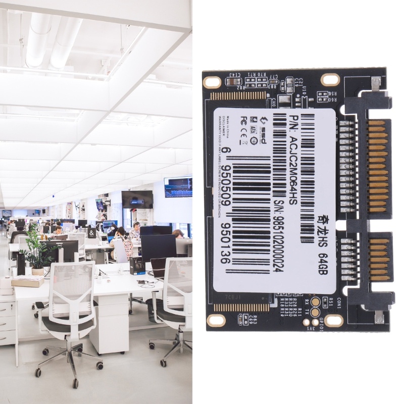 Btsg Half-slim III Solid State Disk 64GB SSD Internal Solid State Disk Hardisk Laptop Untuk Aksesor Komputer Notebook