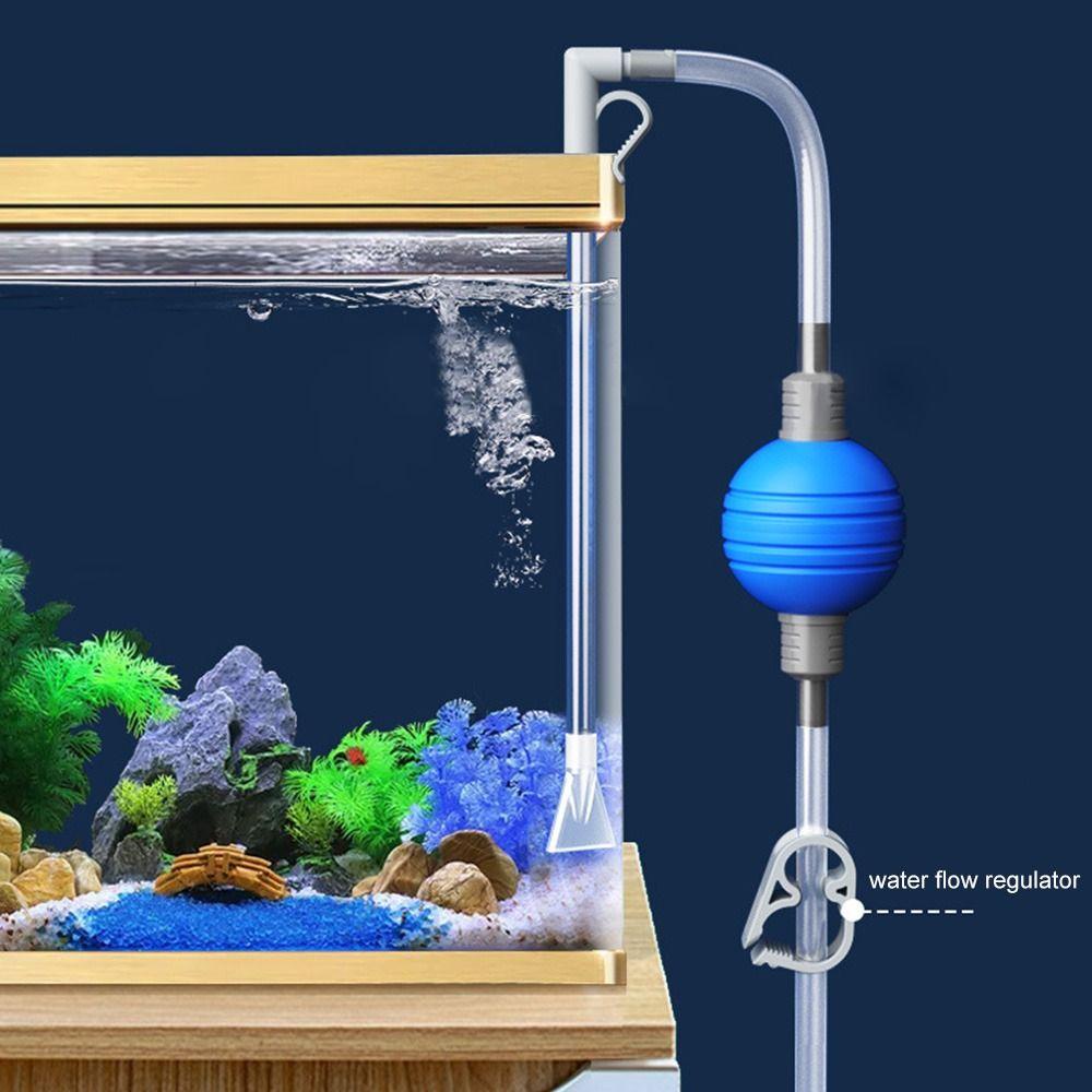 Solighter Fish Tank Water Changer Portable Pembersih Aksesoris Handheld Water Changer Pump