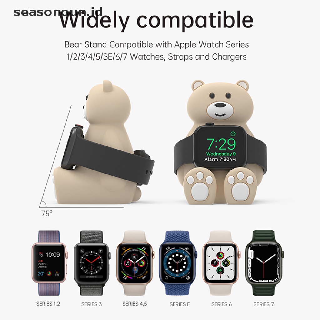 Seasonoun Charge Stand Holder Station Untuk Jam Tangan7 6 5 4 3 SE Charging Dock Charging Cable.