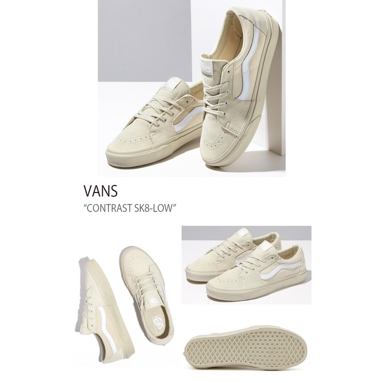 Vans Sk8-Low Contrast Bone