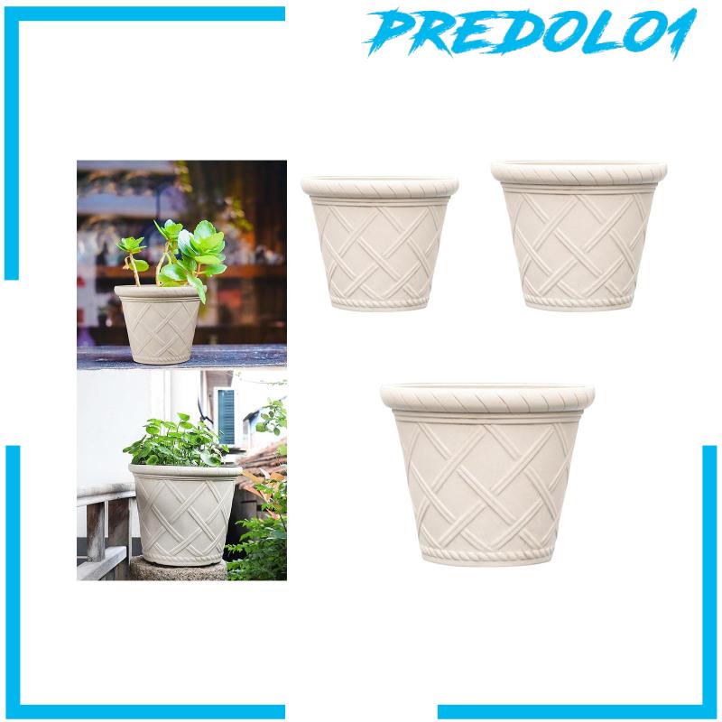 [Predolo1] Resin Motif Romawi Pot Bunga Produk Kebun Untuk Outdoor Garden