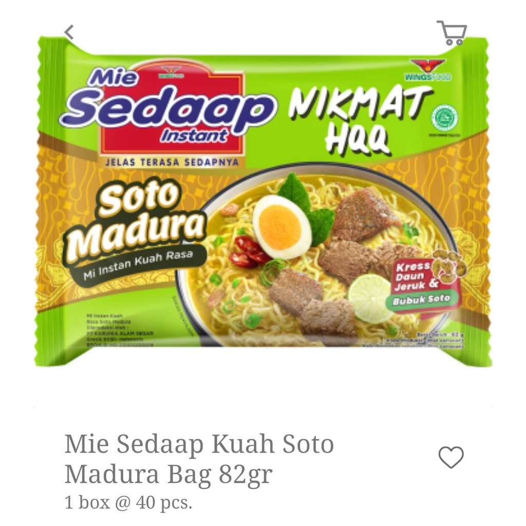 

MIE SEDAAP SOTO MADURA