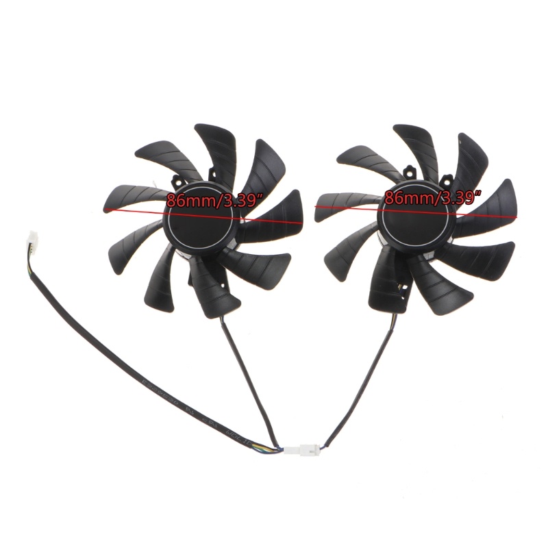 Kipas Angin zzz 86mm 39in 4Pin 12V 050a Cooler Fan T129215Bu VGA Fan Graphics Card Cooling Fan Untuk GTX660 660ti 670 680 Cooler