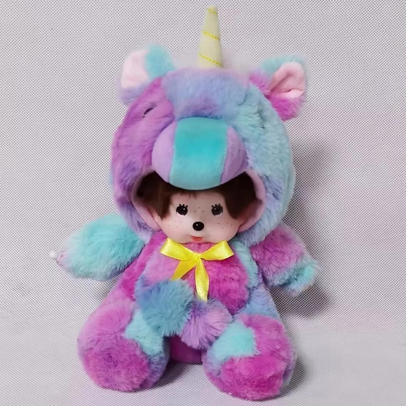 Ready stock 20 cm Kawaii Monchhichi Boneka Plush Lucu Monchhichi Mainan Hewan Gaya Kiki Boneka Hadiah