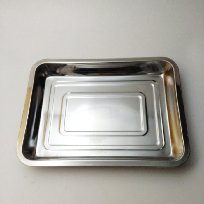 Rak Nampan Tray Stainless BAKI Baking Keranjang Tatakan Tutup Besar 40