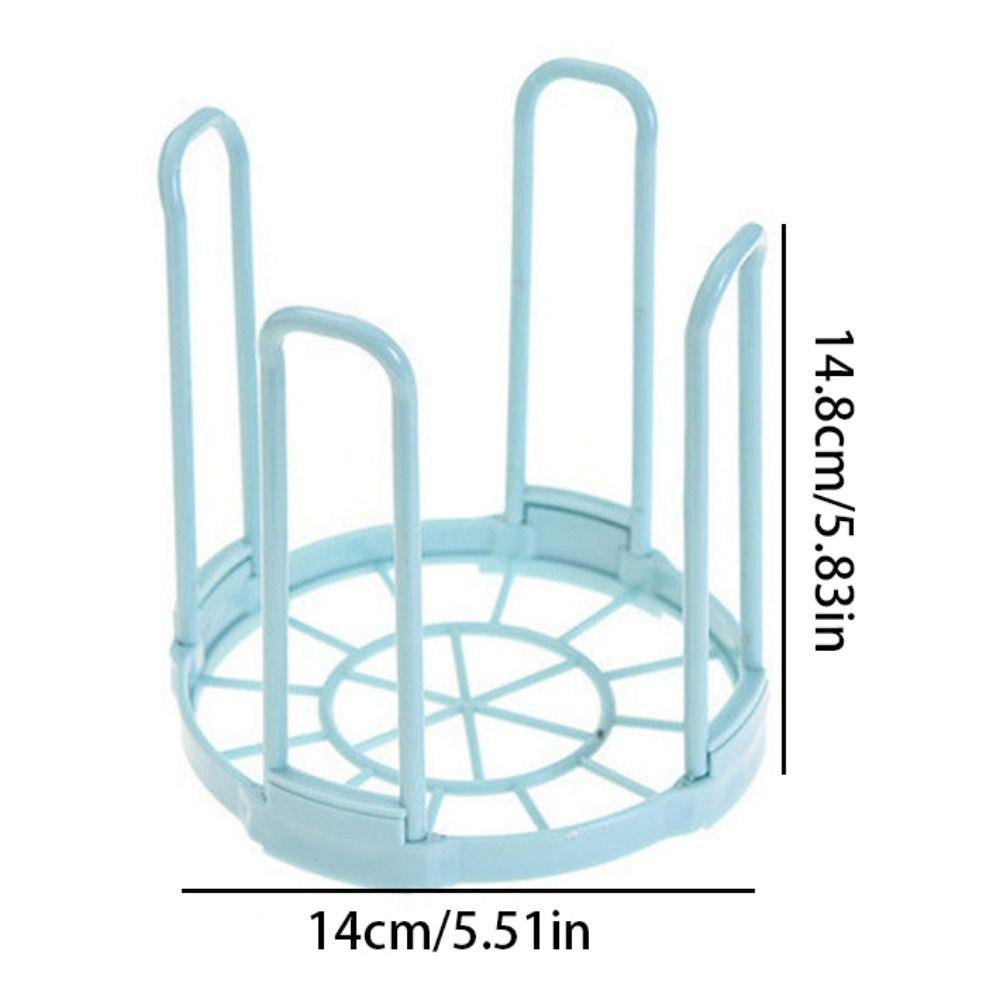 [Elegan] Mangkuk Holder Kreatif Multi-Fungsional Ringan Rumah Tangga Rak Penyimpanan Piring Plastik